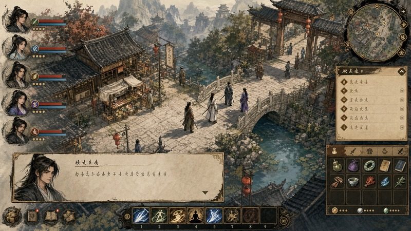 金庸群侠传5爱与死仙狐MOD六周年 武侠RPG 演示图 3